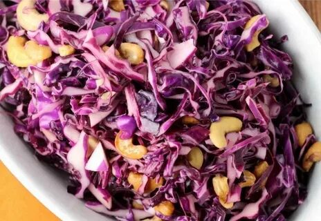 Салат из красной капусты с майонезом