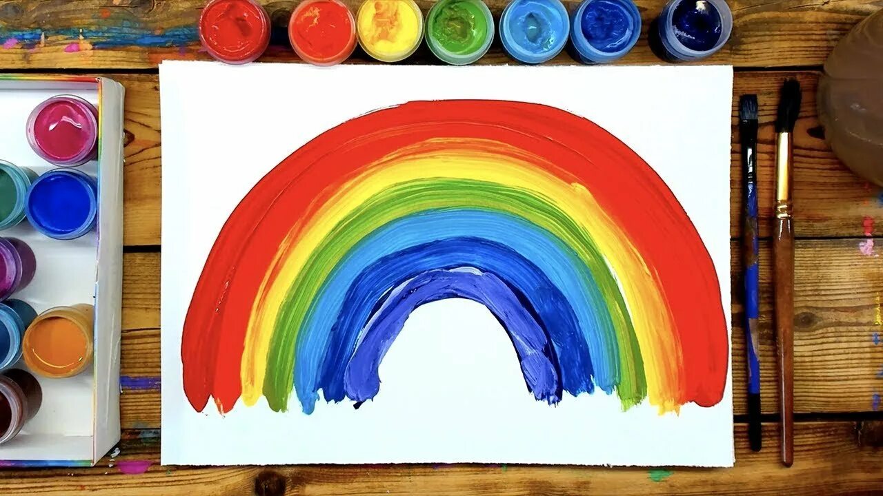Краски для рисования. Рисунки красками. Рисование красками для детей. Рисунки красками для детей.