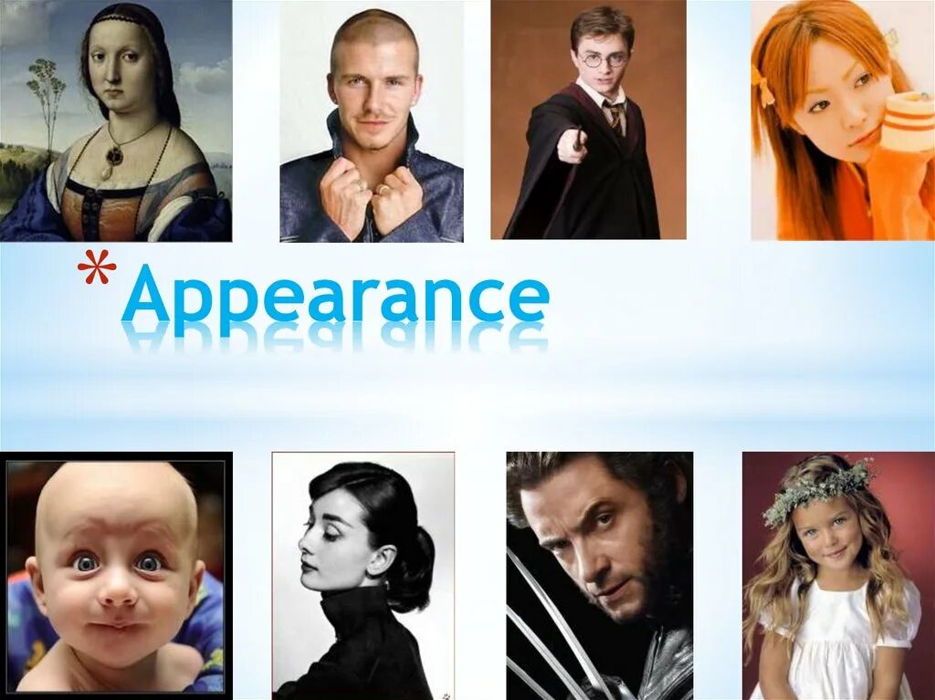 Children appear. Appearance рисунок. Who to describe appearance. Тема appearance 5 класс. Appearance Kids коллаж.