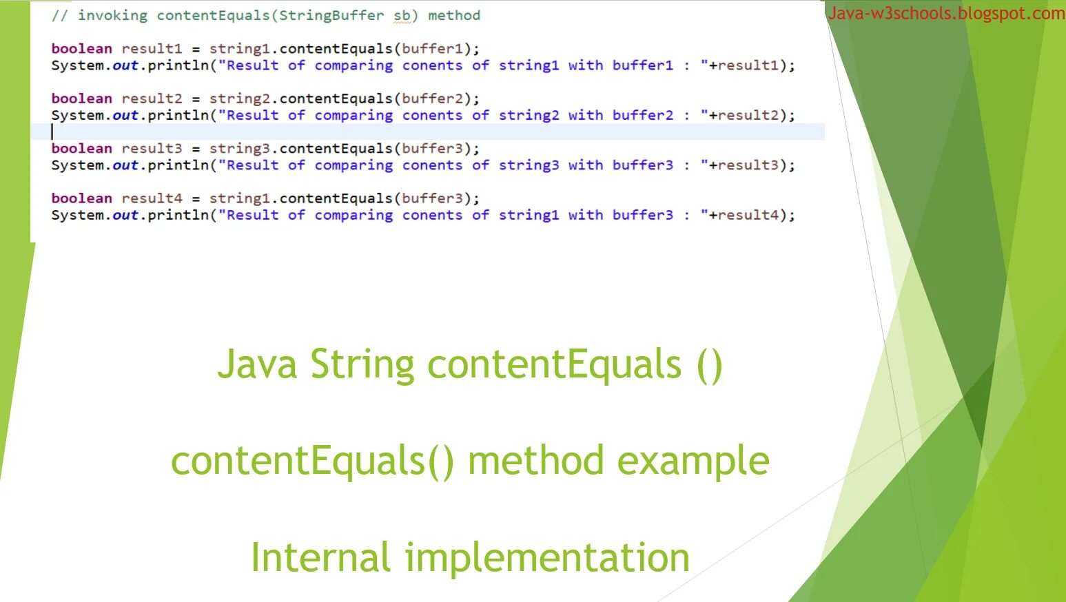 Java method example. Java String example. String methods java. String method in java.