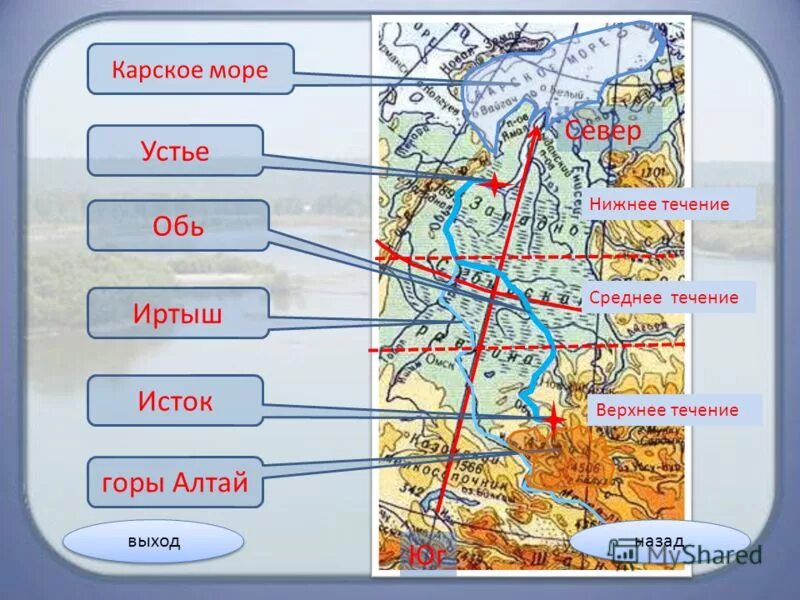 Исток реки оби на карте. Иртыш приток оби. Устье исток дельта бассейн правый и левый приток. Высота устья реки обь. Бассейн реки оби.