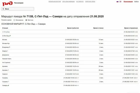 Санкт петербург 063 самара маршрут с остановками