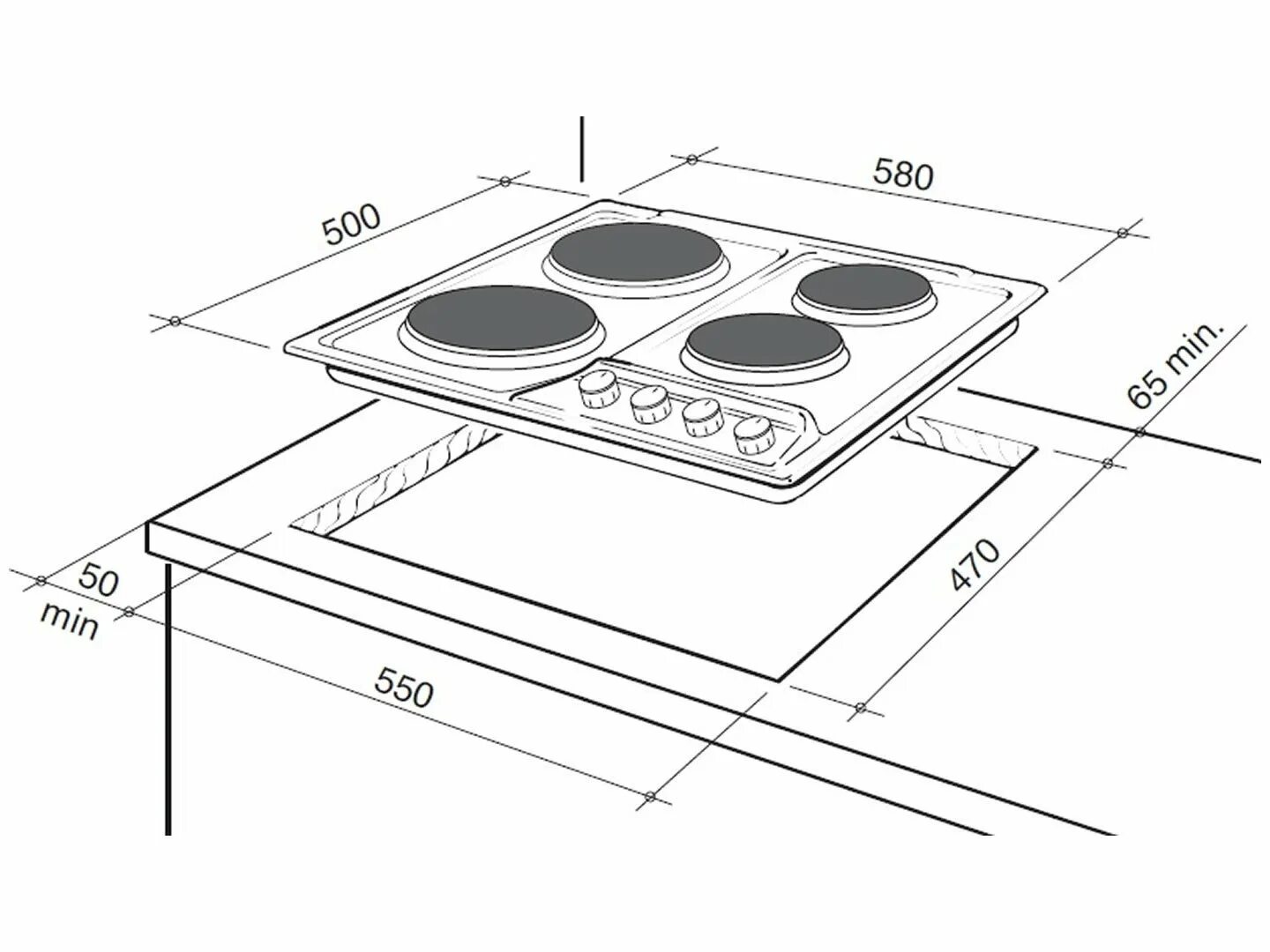 Варочная панель электрическая сколько. Hansa варочная панель электрическая 4-х конфорочная. Варочная панель Ханса габариты. Варочная панель электрическая 600 схема врезки. Ханса варочная поверхность габариты.