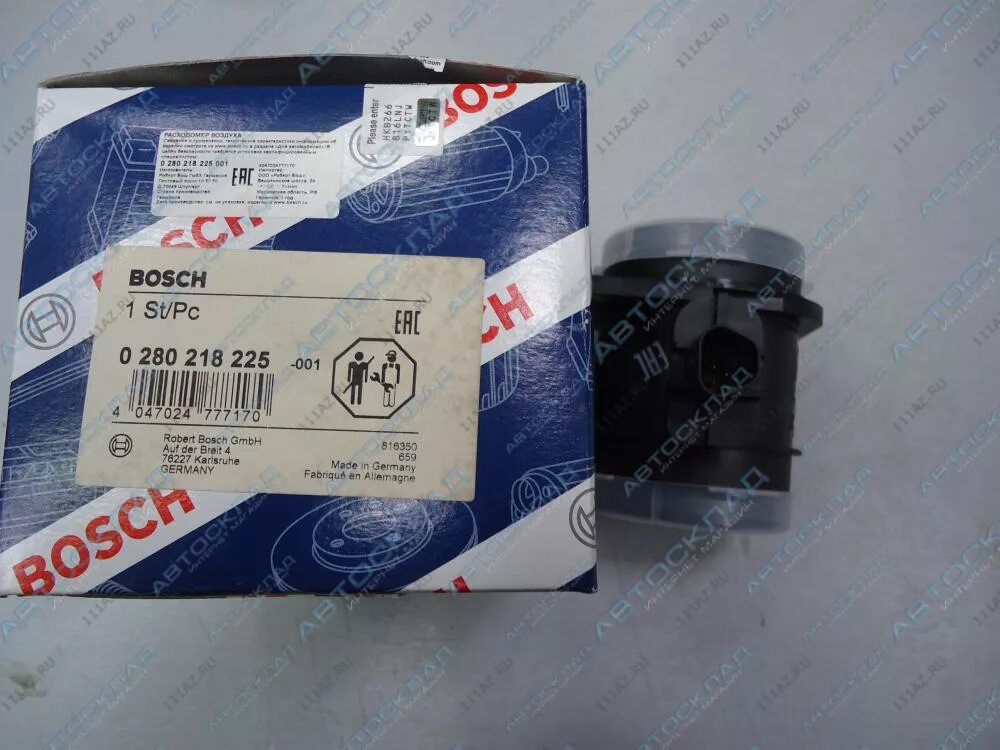 0 280 218 225 Bosch. ДМРВ 225 Bosch. Колодка 0 280 218 225 артикул. 0 280 218 225 Аналог.