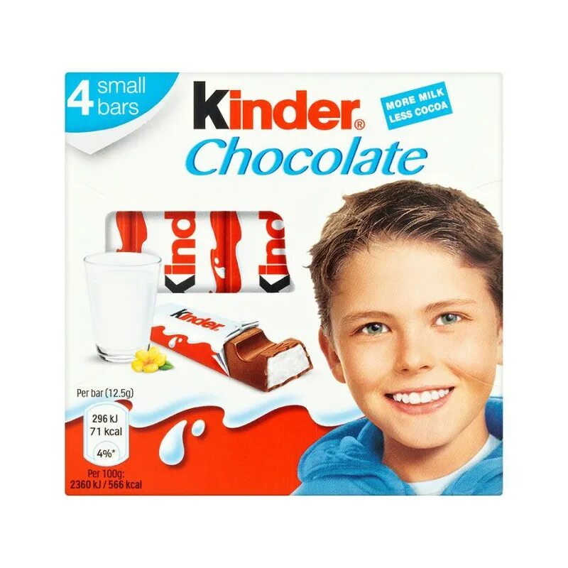 Киндер шоколад грамм. Шоколад Киндер т4 50гр. Шоколад "kinder Chocolate", 4 порций, 50 г. Киндер шоколад Ферреро 50г. Киндер шоколад (4 шт.) 50 Гр.