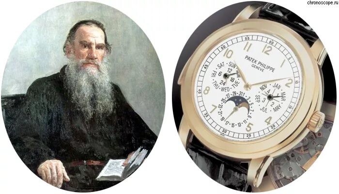 Писатели и часы. Часы Патек Филип Льва Толстого. Часы Льва Толстого. Часы Лев толстой.