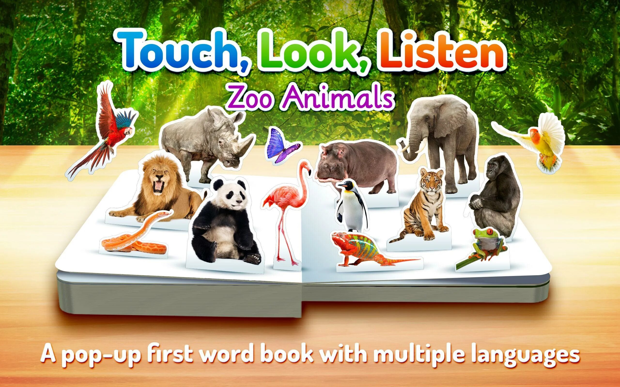 Pop animals игра. Zoo истории. Детское приложение с животными. Touch look listen.