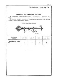 Размер свободных концов