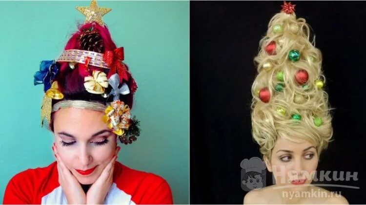"Christmas Tree Hair" Is All Over Instagram This Holiday Season Christmas tree h