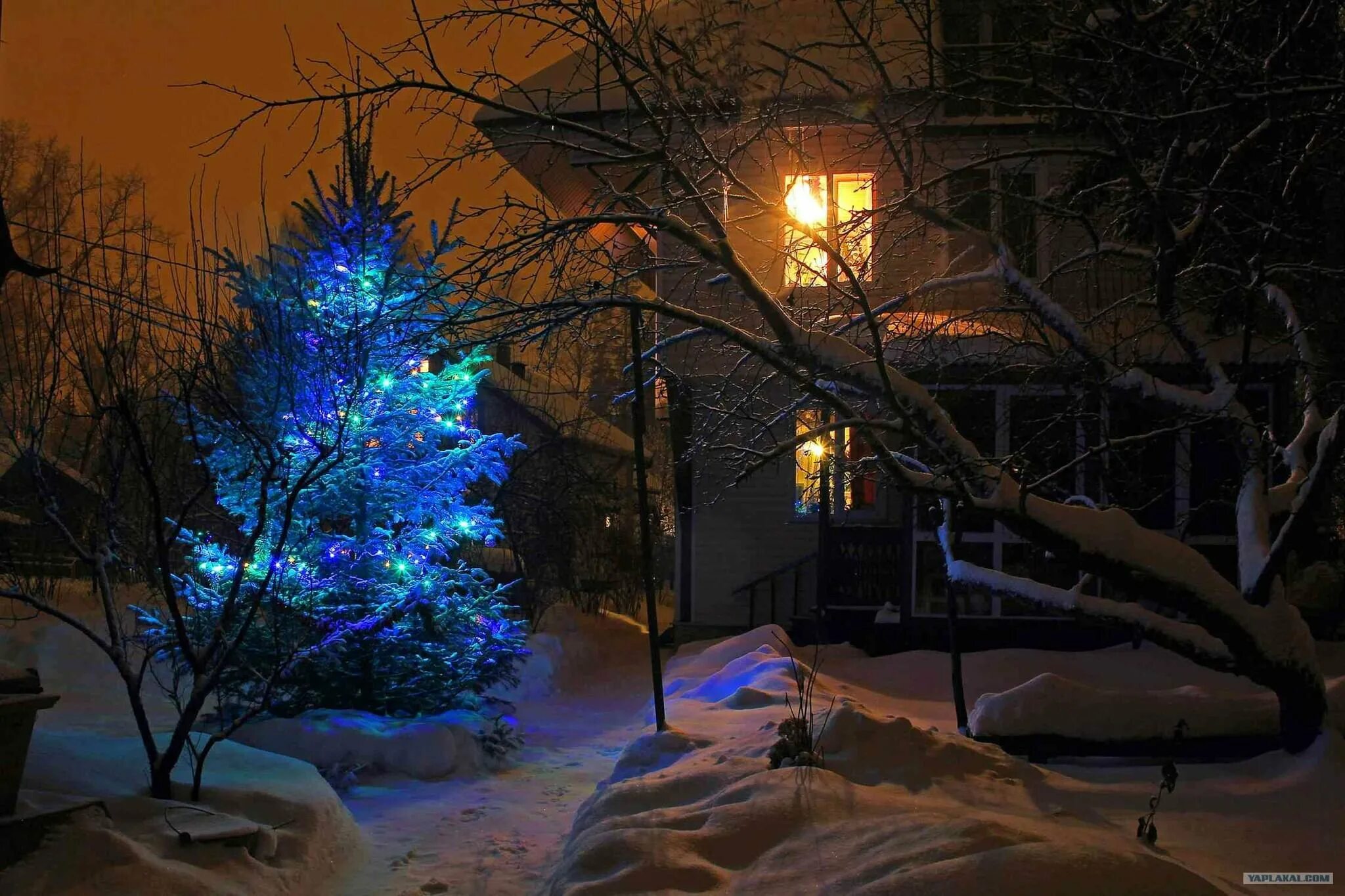 Зимний вечер. Зима. К вечеру. Зима ночь. Снежный вечер.