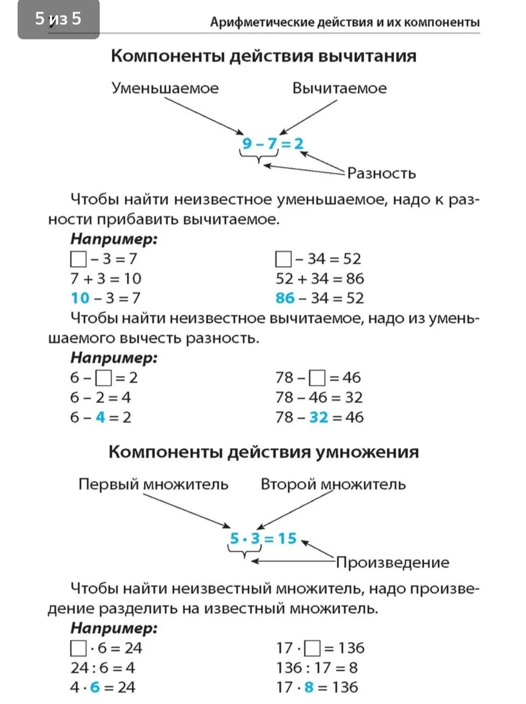 Арифметические действия 3 класс математика. Арифметические действия. Компонентыарфметических действий. Компоненты арифметических действий. Компоненты математических действий и как их находить.