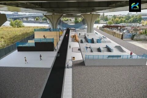 Парк под мостом бетанкура