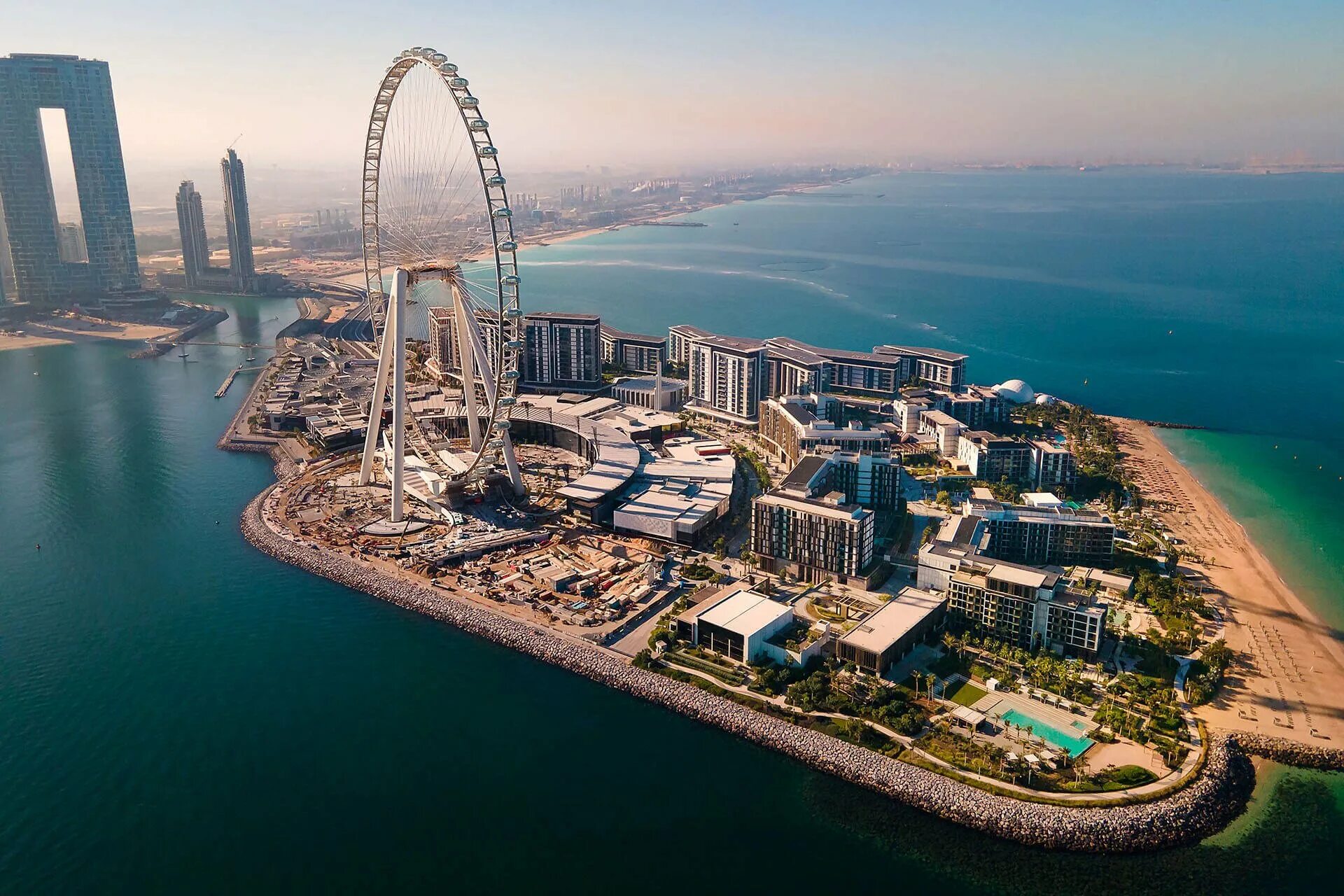 Дубай потом 2024. Колесо обозрения Ain Dubai. Остров Bluewaters в Дубае. ОАЭ колесо обозрения Дубай.