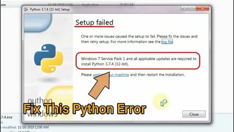 Python failed