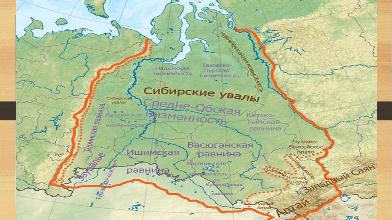 Западно Сибирская равнина Сибирские Увалы. Сибирский Увал Западная Сибирь. Западно Сибирская низменность на карте. Рельеф Западно сибирской равнины карта.