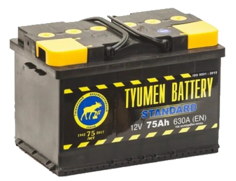 Аккумуляторы тюмень сайт. 62 О.П. Tyumen Battery "Standard" 580а. Tyumen Battery Standard 6ct-75l 660а о.п. 278х175х190. Аккумулятор Тюмень Standard 75 а/ч. Tyumen Battery 6ст-75 Asia r+ d26.