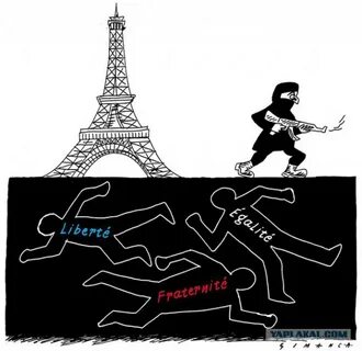 Французы карикатура