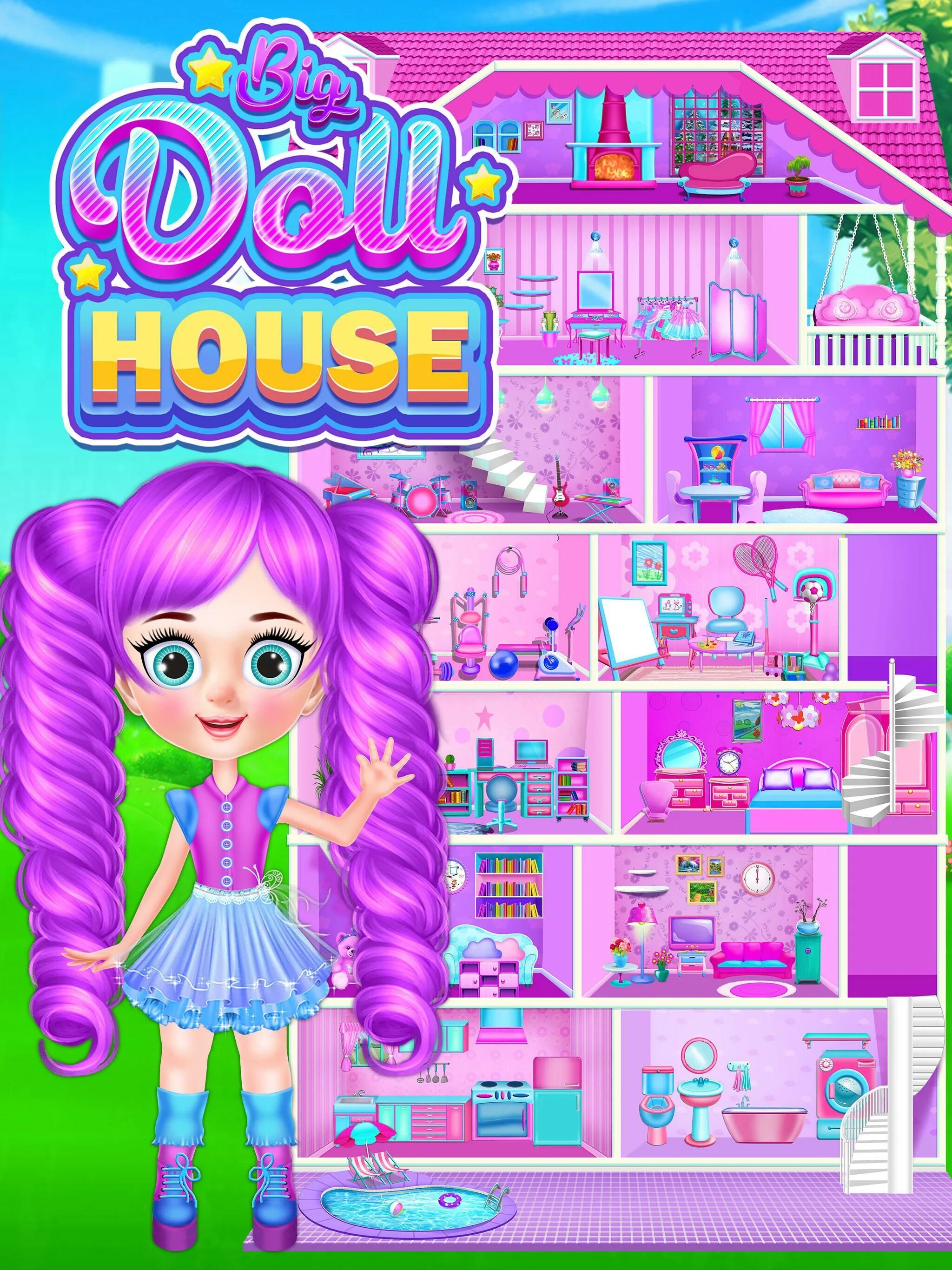 Игры для девочек дом. Игры для девочек в домашних условиях. Girl House игра. Vivaland Dream House игра.