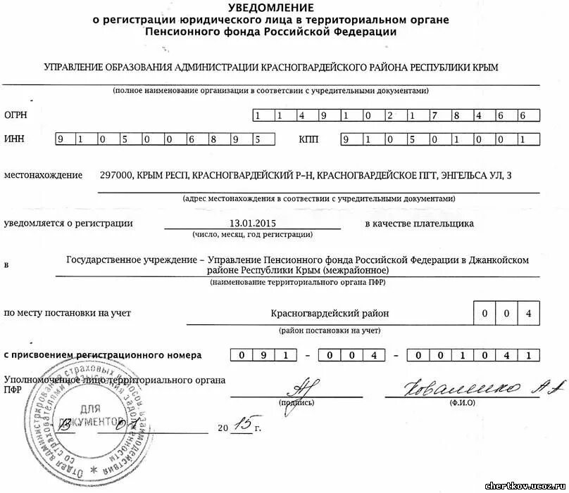 Наименование территориального органа. Наименование территориального органа ПФР. Уведомление о регистрации в территориальном ПФР. Уведомление о регистрации в территориальном органе ПФР.