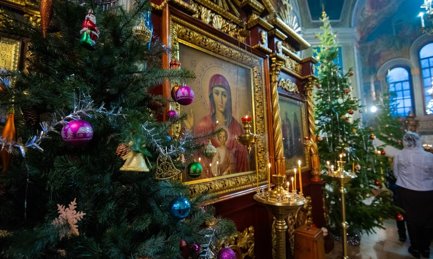 новый год в соборе. храм христа спасителя новый год москва. рождество христово. елка около церкви. новый год в храме.