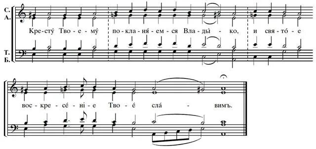 Прокимны воскресные. Слава отцу и сыну и святому духу ныне и присно и во веки веков. Единородный сыне болгарский распев Ноты. Слава отцу и сыну и святому духу Ноты. Единородный сыне знаменного распева Ноты.