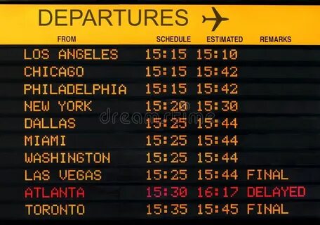 Estimated departure перевод
