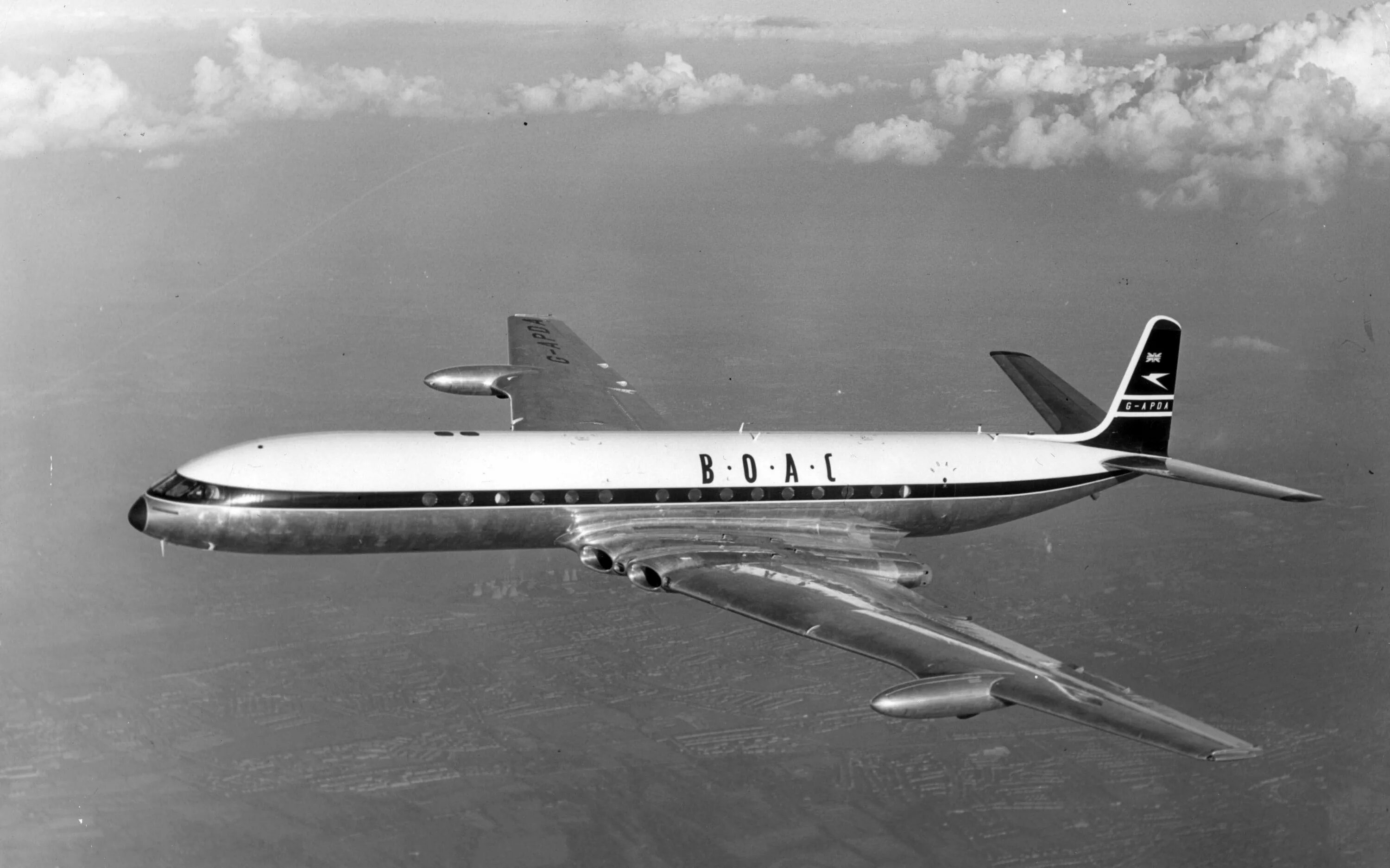 Первые реактивные пассажирские самолеты. DH 106 Комета. De Havilland DH.106 Comet. Де Хевилленд DH.106 «Комета». Де Хэвилленд Комета 106.