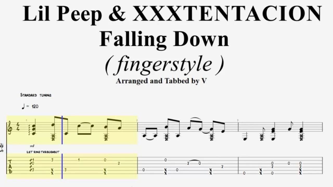 Falling down табы. Lil Peep табы. Lil Peep Guitar. Xxtentacion на гитаре. Fall down ноты