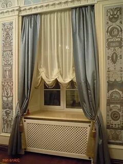 Шторы закрывают батареи
