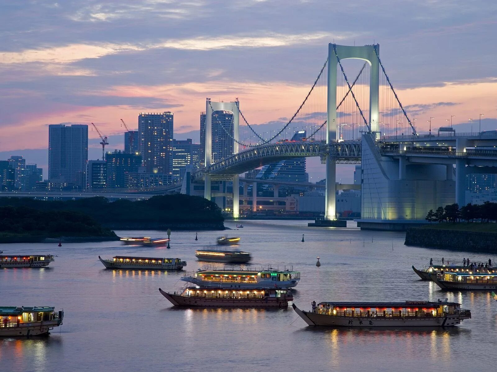 Токийский залив. Токийский залив Йокогама. Япония город Йокогама мост. Остров Одайба в Токийском заливе. Одайба Япония.