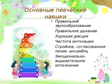 Развитие певческих навыков