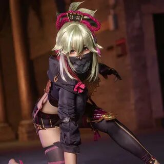 Game Genshin Impact Kuki Shinobu Cosplay Costume-Takerlama