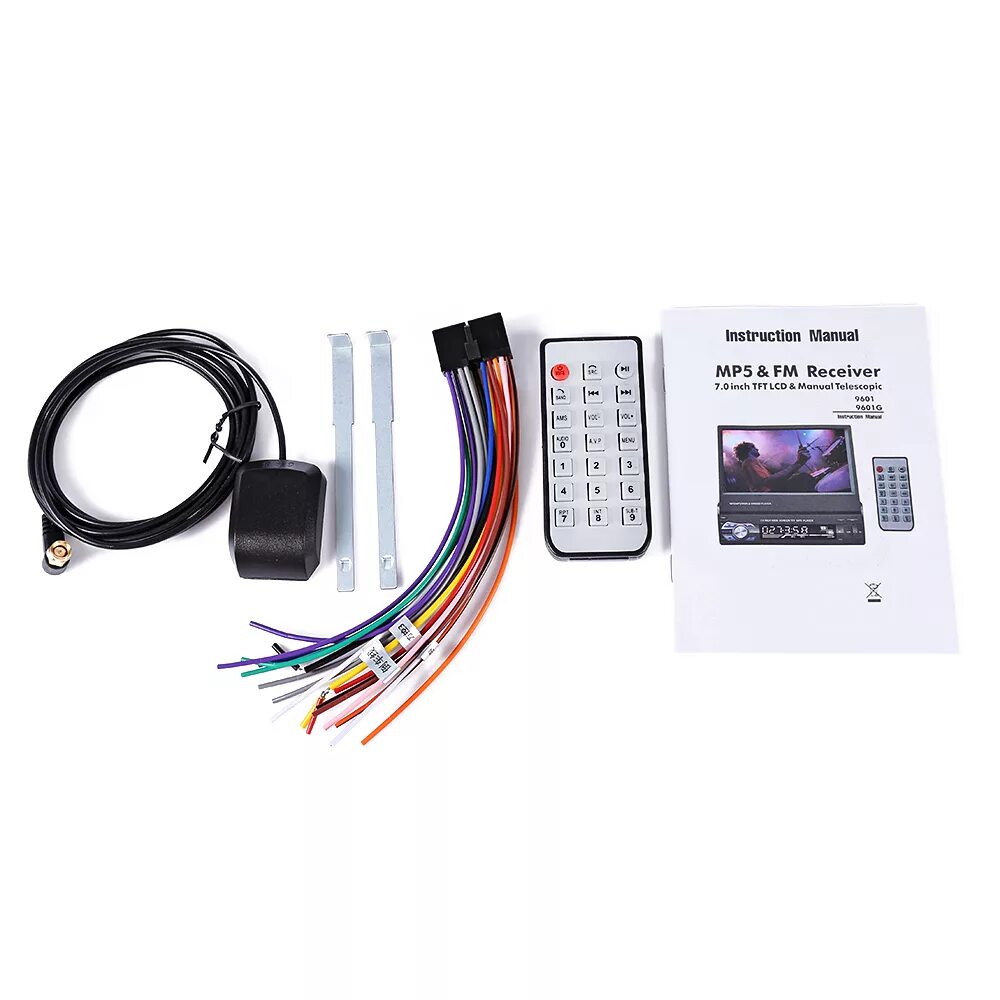 7.0 inch wide screen tft mp5 player. Mp5 gps navigation fm receiver 7.0 inch tft lcd manual telescopic 9601. mp5 gps navigation model 9601g. mp5 gps navigation fm receiver 9601. iso переходник для магнитолы mp5 7.0 inch tft lsd &amp; manual telescopic.