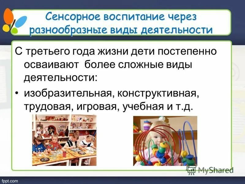Обобщенные представления. Диагностика детей раннего возраста по сенсорному развитию. Система сенсорных эталонов. Программа для сенсорного развития. Последовательность формирования сенсорных представлений.