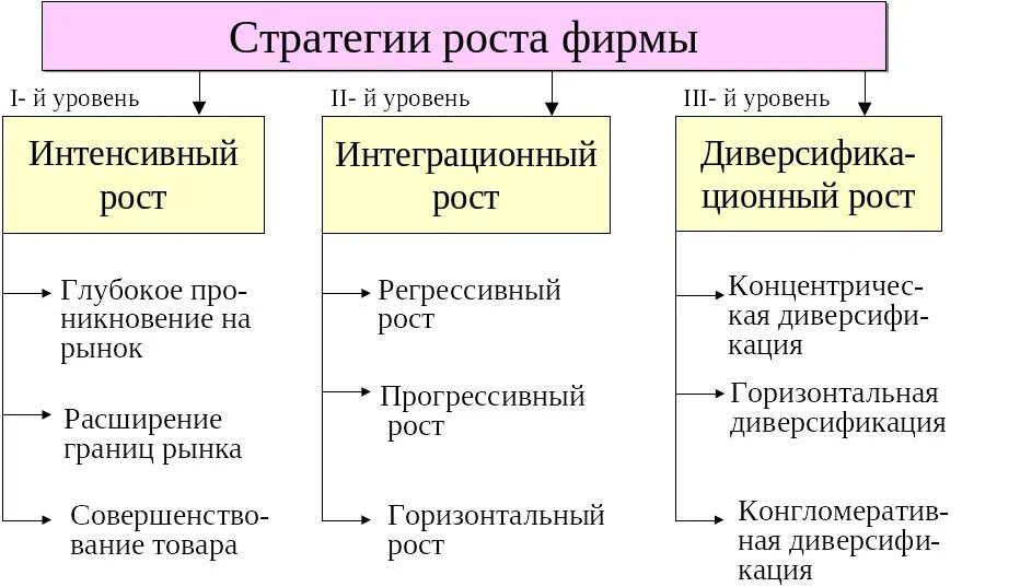 Стратегия концентрированного роста. Стратегия развития рынка является разновидностью базовой стратегии. Стратегия роста в территориальном маркетинге. Стратегия концентрированного роста. Стратегия роста в производстве.