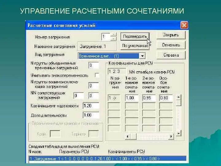 Создание расчетной модели. Номер телефона расчетного. Расчетная группа. Узлы расчетной модели.