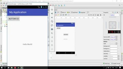 Как сделать кнопки в android studio