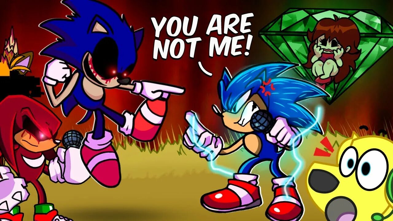Friday night funkin sonic exe confronting yourself