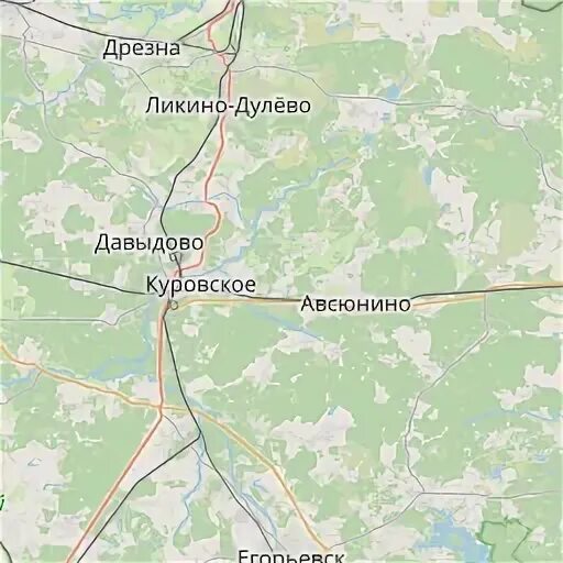 Карта осадков егорьевск