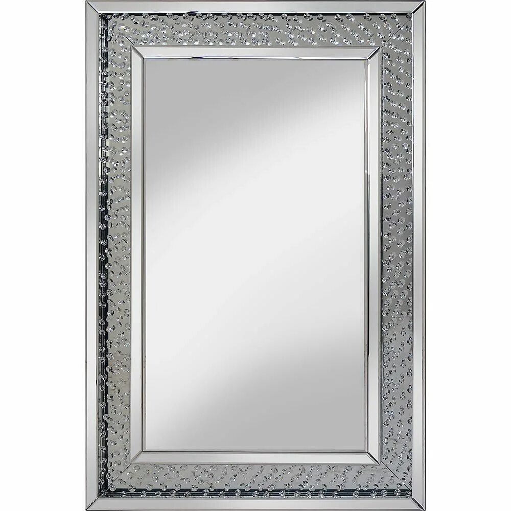Зеркало Kristal. Квадратное зеркало в ванную. Рама для зеркала из МДФ. Зеркало 60/90.