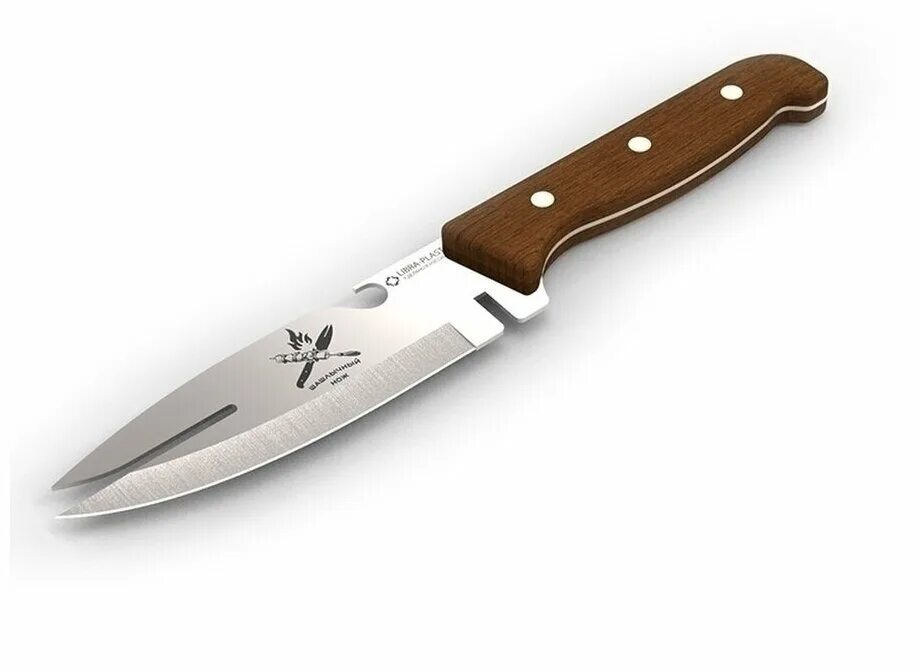 Нож шашлычный. Нож для шашлыка. Нож для шампуров. Нож-вилка для снятия мяса с шампура.