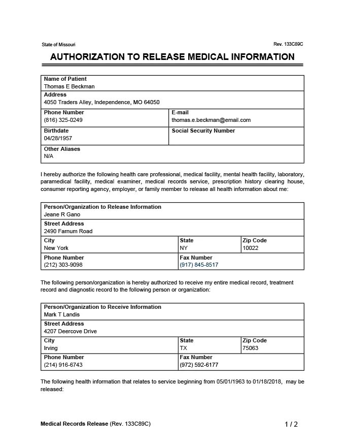 Patient record шаблон. Patient report