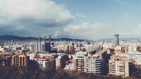 Панорама города дома