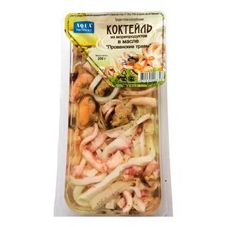 Коктейль из морепродуктов в масле