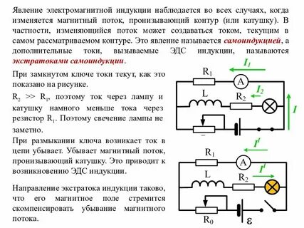Индуктивность магнитный поток катушки с током