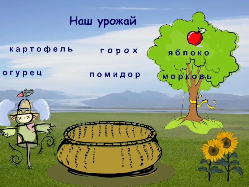 Урожай составить предложение. Слово урожай. словарная работа со словом урожай. слова на тему урожай. словарное слово урожай 2 класс.