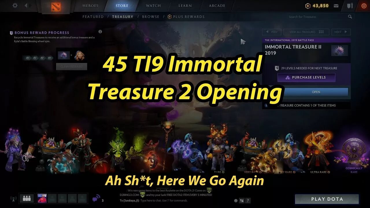Treasure ii. Ti9 Immortal Treasure. Immortal Treasure II 2019. Иммортал Трежер 1 2019. Immortal ti 9 Treasure 2.