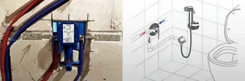 Подключение гигиенического душа к раковине