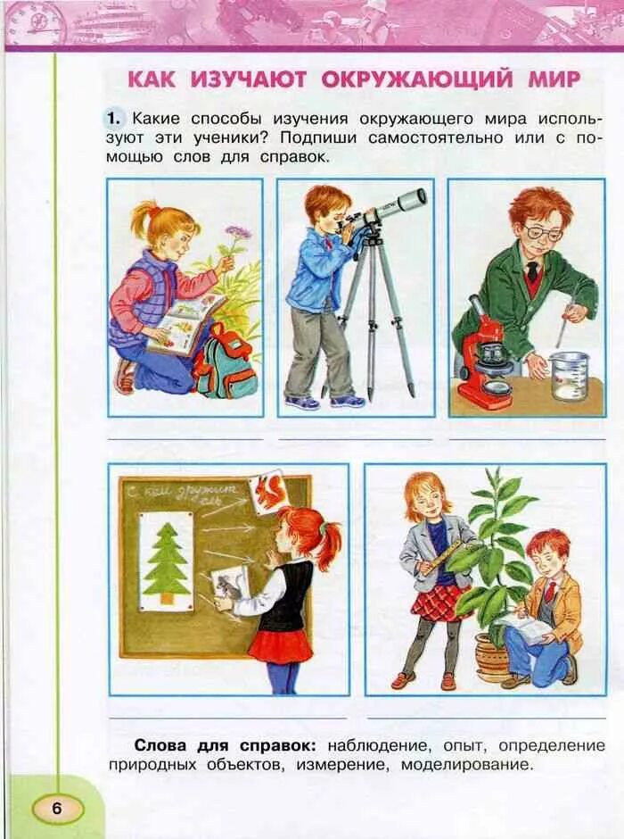 Изучение природы 3 класс окружающий мир