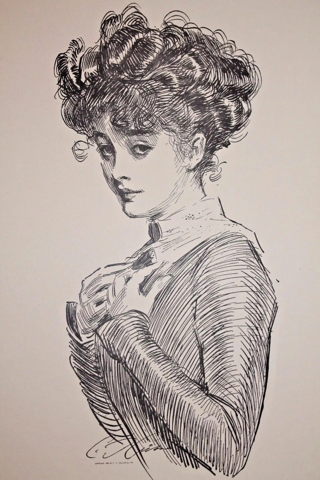 Девушки гибсона. Charles Dana Gibson художник.